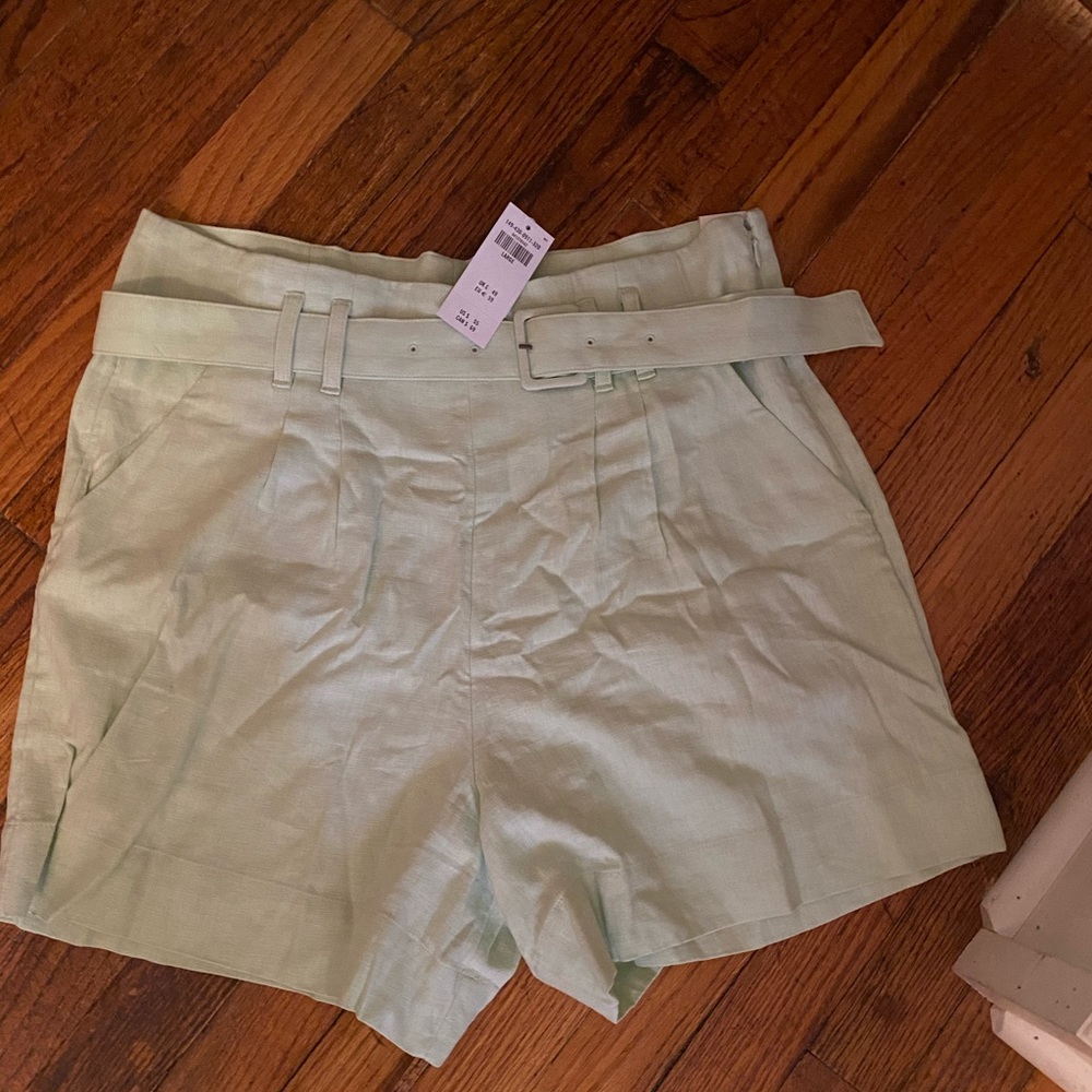 Mint green shorts